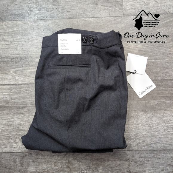 Calvin Klein Highline Tapered Leg Ankle Length Pants Size 10 - Picture 6 of 6